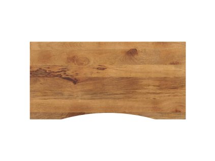 vidaXL Stolní deska s výřezem 110x60x2,5 cm masivní hrubý mangovník