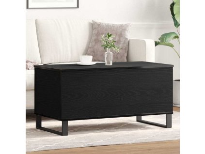 vidaXL Konferenční stolek Černý dub 90 x 44.5 x 45 cm Kompozitní dřevo