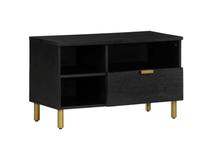 vidaXL TV skříňka černá 80 x 33 x 46 cm kompozitní dřevo