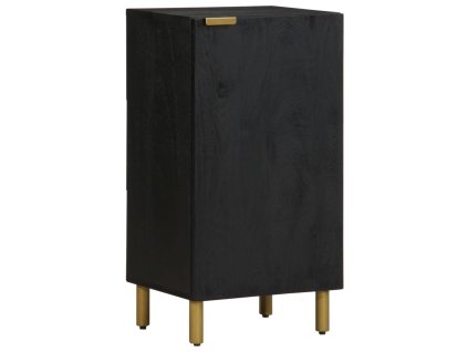 vidaXL Příborník černý 40 x 33 x 75 cm kompozitní dřevo