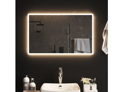 vidaXL Koupelnové zrcadlo s LED osvětlením 50x80 cm