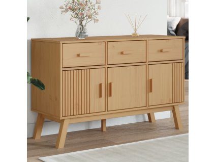 vidaXL Příborník OLDEN hnědý 114 x 43 x 73,5 cm masivní borové dřevo