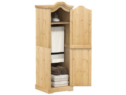 vidaXL Šatní skříň Corona 55 x 52 x 170 cm masivní borové dřevo