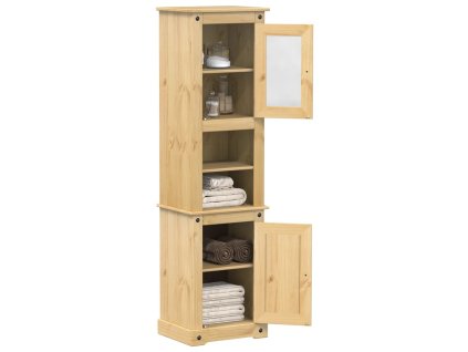 vidaXL Koupelnová skříňka Corona 50 x 40 x 185 cm masivní borové dřevo