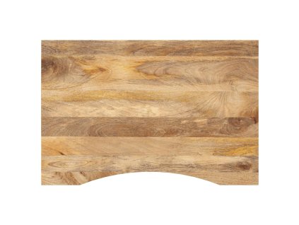 vidaXL Stolní deska s výřezem 100x60x2,5 cm masivní hrubý mangovník