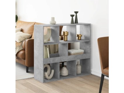 vidaXL Dělicí stěna betonově šedá 100 x 33 x 94,5 cm kompozitní dřevo