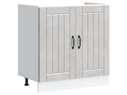 vidaXL Skříňka pod umyvadlo "Lucca" betonově šedá kompozitní dřevo