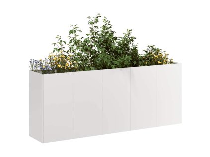 vidaXL Truhlík 200x40x80 cm nerezová ocel