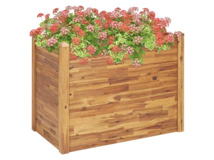 vidaXL Zahradní vyvýšený záhon 110 x 60 x 84 cm masivní akáciové dřevo