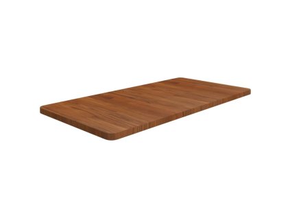 vidaXL Koupelnová deska tmavě hnědá 100x50x2,5 cm ošetřený masiv