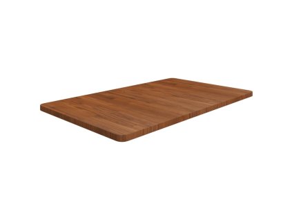 vidaXL Koupelnová deska tmavě hnědá 100x60x2,5 cm ošetřený masiv