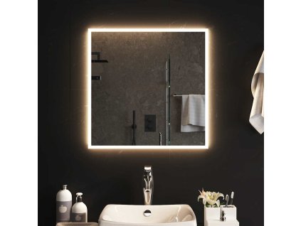 vidaXL Koupelnové zrcadlo s LED osvětlením 60 x 60 cm