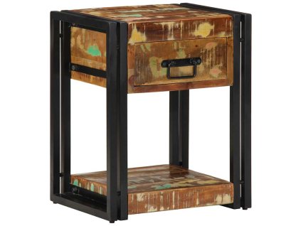 vidaXL Noční skříňka se zásuvkou 2 pcs Vícebarevný 40 x 35 x 50 cm