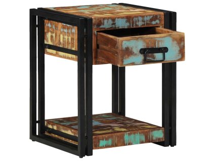 vidaXL Noční skříňka se zásuvkou Vícebarevný 40 x 40 x 50 cm