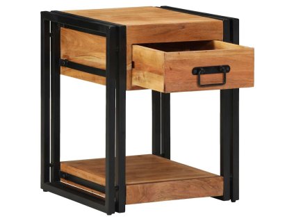 vidaXL Noční skříňka Hnědá 40 x 40 x 50 cm masivní akáciové dřevo