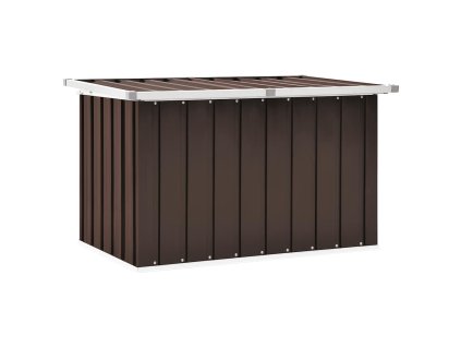 vidaXL Zahradní úložný box hnědý 109 x 67 x 65 cm