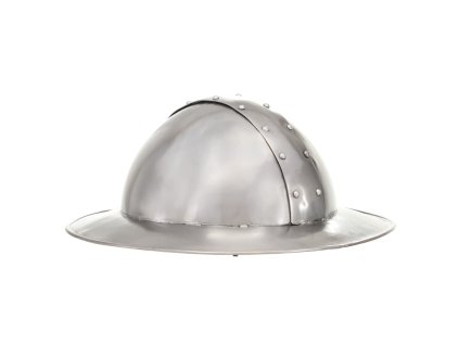 vidaXL Středověká rytířská přilba pro LARPy replika stříbro ocel