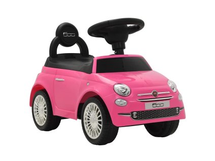 vidaXL Dětské autíčko Fiat 500 růžové