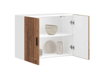 vidaXL Kuchyňská nástěnná skříňka "Porto" old wood kompozitní dřevo