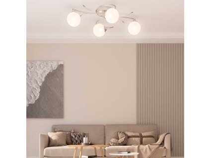 vidaXL Stropní svítidlo s kulatými drátěnými stínidly pro 4 LED G9