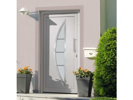 vidaXL Vchodové dveře bílé 88 x 200 cm