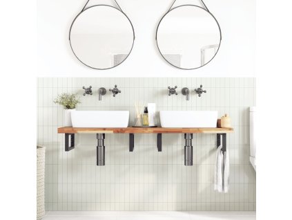 vidaXL Stolní deska 140 x 40 x 4 cm obdélníková masivní akáciové dřevo