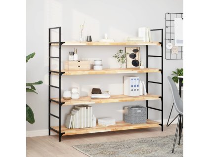 vidaXL Plovoucí police 160 x 40 x 4 cm neošetřené akáciové dřevo