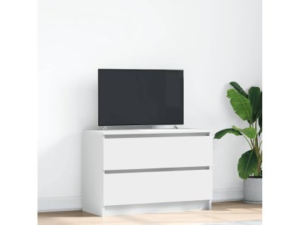 vidaXL TV skříňka bílá 80x35x54 cm kompozitní dřevo