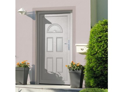 vidaXL Vchodové dveře bílé 98 x 198 cm PVC