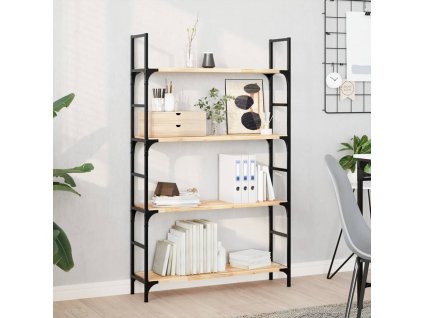 vidaXL Plovoucí police 4 ks 80 x 20 x 2 cm neošetřené akáciové dřevo