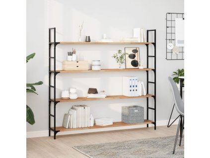 vidaXL Plovoucí police 3 ks 140 x 20 x 2 cm olejované akáciové dřevo