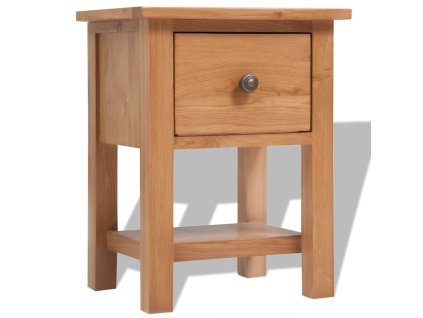 vidaXL Noční stolek 36 x 30 x 47 cm masivní dubové dřevo