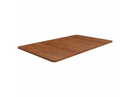 vidaXL Koupelnová deska tmavě hnědá 100x60x1,5 cm ošetřený masiv