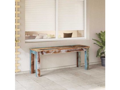 vidaXL Lavice masivní recyklované dřevo 110 x 35 x 45 cm