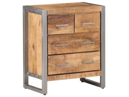 vidaXL Příborník 60 x 35 x 70 cm hrubé mangovníkové dřevo