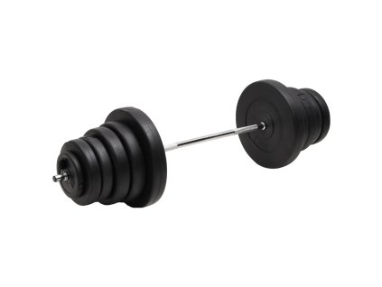 vidaXL Obouruční činka se závažím 90 kg