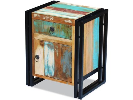 vidaXL Noční stolek masivní recyklované dřevo