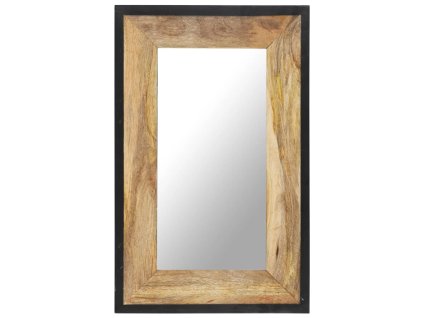 vidaXL Zrcadlo 80 x 50 cm masivní mangovníkové dřevo