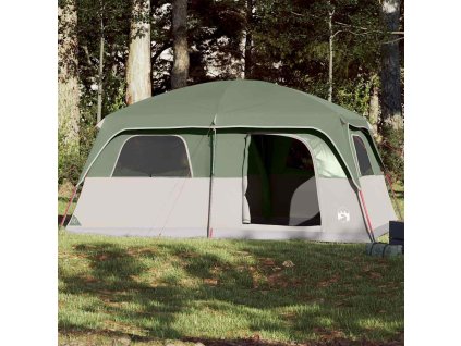 vidaXL Rodinný stan pro 8 osob zelený nepromokavý