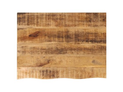 vidaXL Stolní deska 90x60x2,5 cm živá hrana hrubé mangovníkové dřevo