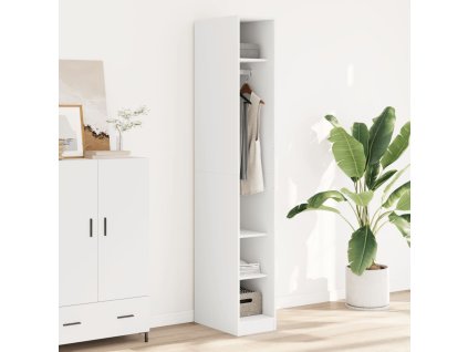 vidaXL Šatní skříň bílá 30 x 50 x 200 cm kompozitní dřevo
