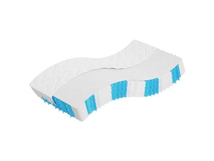 vidaXL Taštičková pružinová matrace středně tvrdá 100 x 200 cm