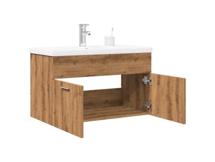 vidaXL 2dílná koupelnová sestava dub artisan kompozitní dřevo