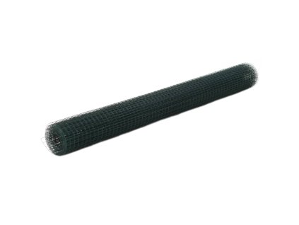 vidaXL Pletivo ke kurníku ocel PVC vrstva 25 x 1,5 m zelené