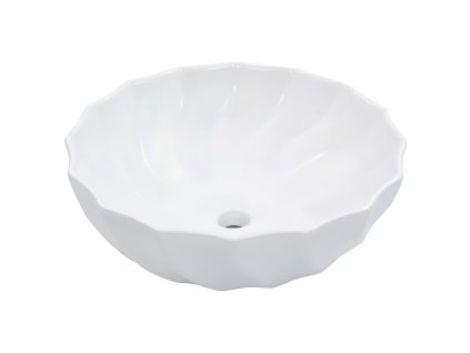vidaXL Umyvadlo bílé 46 x 17 cm keramika