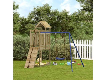 vidaXL Dětské hřiště na zahradu impregnované borové dřevo