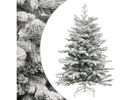 vidaXL Umělý sklápěcí vánoční stromek se sněhem 150 cm