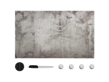 vidaXL Nástěnná magnetická tabule skleněná 100 x 60 cm