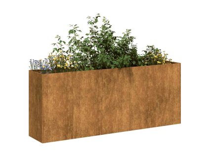 vidaXL Truhlík Rusty 200x40x80 cm Zvětralá ocel
