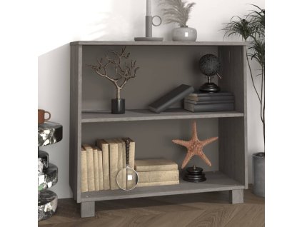 vidaXL Příborník HAMAR světle šedý 85 x 35 x 80 cm masivní borovice